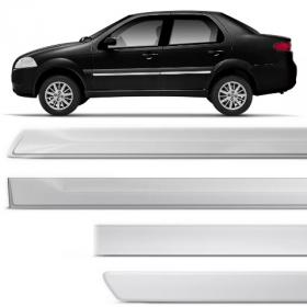 Jogo Friso Lateral Cromado Palio Weekend Siena