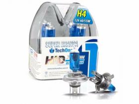 LÂMPADA SUPER BRANCA H4 8500K TECHONE  Corsa Celta Gol Palio Uno